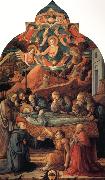 The Death of St Jerome. Fra Filippo Lippi